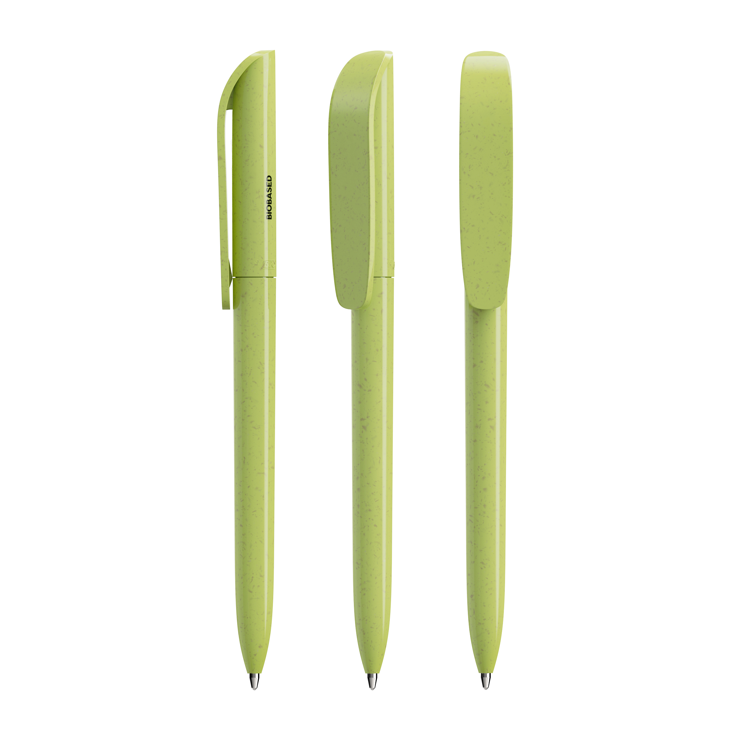 Stylo publicitaire BIC® Super Clip Origin Vert Pelouse